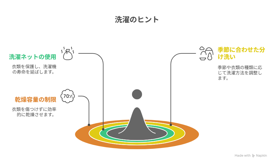 7kg洗濯機の使い方をさらに快適にするコツ