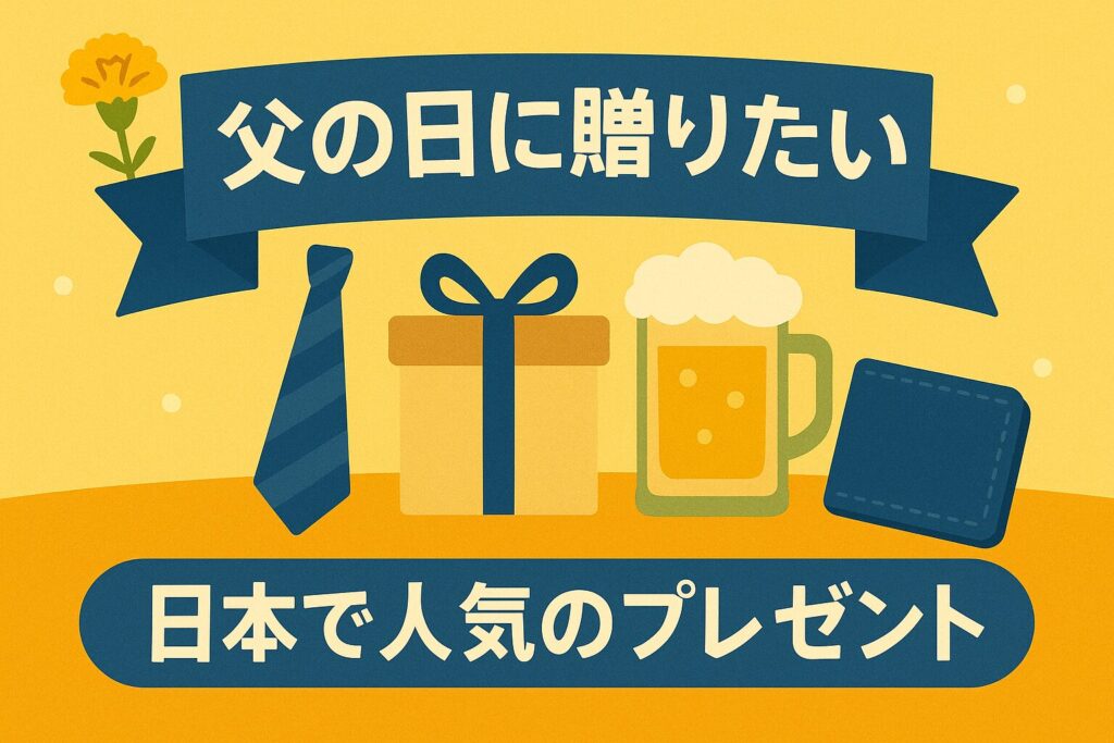 父の日に贈りたい日本で人気のプレゼント