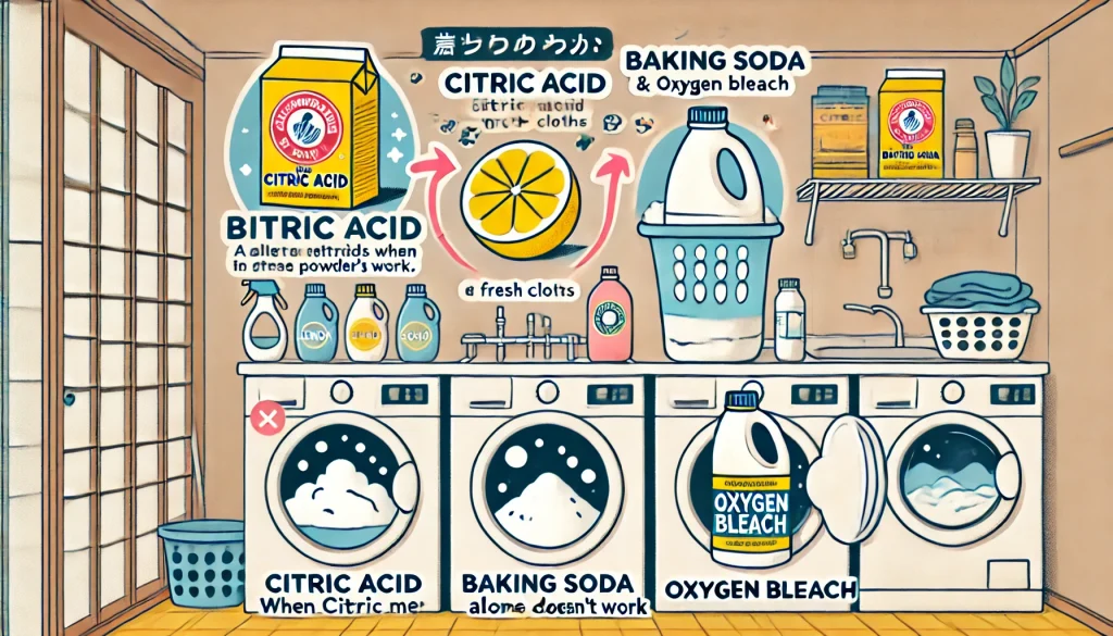 クエン酸で臭いが取れないときの対処法