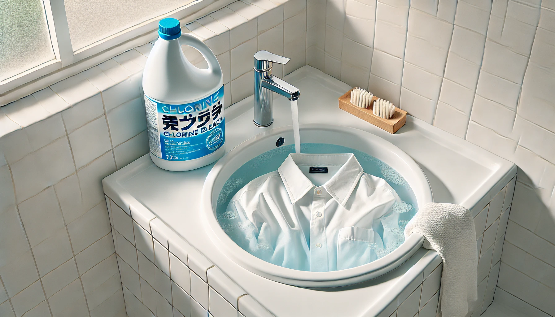 【写真付きで解説】塩素系漂白剤の使い方と注意点｜衣類にやさしい正しい使用法とは？