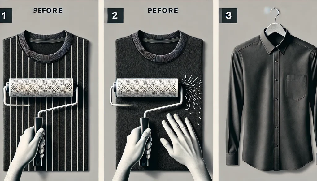 黒い服についた白いゴミを効果的に取り除く方法