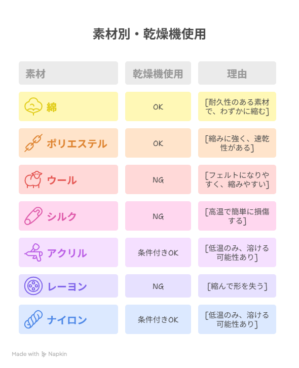 乾燥機マークを無視するとどうなる？NG例と失敗しないポイント
