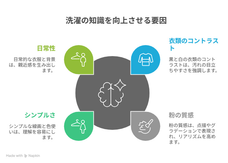 洗濯物に白い粉・白い汚れがつく6つの原因